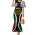 Halo Vanuatu Pride Mermaid Dress Vanuatuan Sand Drawing Pattern