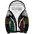 Halo Vanuatu Pride Sherpa Hoodie Vanuatuan Sand Drawing Pattern