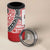 Malo e lelei Tonga 4 in 1 Can Cooler Tumbler Ngatu Tokelau Feletoa Fata Traditional Polynesian Pattern