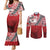 Malo e lelei Tonga Couples Matching Mermaid Dress and Long Sleeve Button Shirt Ngatu Tokelau Feletoa Fata Traditional Polynesian Pattern