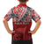 Malo e lelei Tonga Family Matching Off Shoulder Maxi Dress and Hawaiian Shirt Ngatu Tokelau Feletoa Fata Traditional Polynesian Pattern