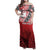 Malo e lelei Tonga Family Matching Off Shoulder Maxi Dress and Hawaiian Shirt Ngatu Tokelau Feletoa Fata Traditional Polynesian Pattern