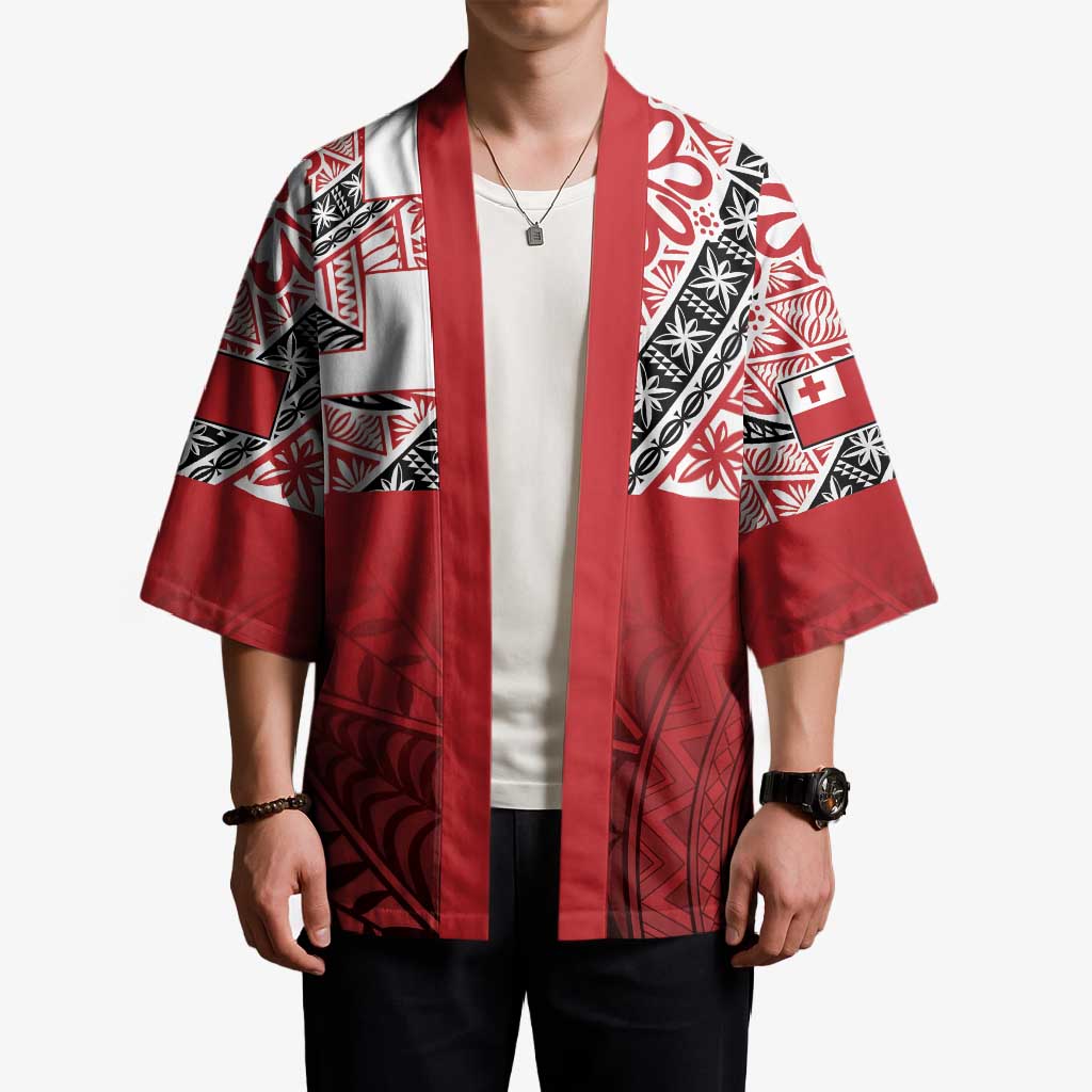 Malo e lelei Tonga Kimono Ngatu Tokelau Feletoa Fata Traditional Polynesian Pattern - Polynesian Pride