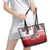 Malo e lelei Tonga Leather Tote Bag Ngatu Tokelau Feletoa Fata Traditional Polynesian Pattern