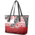 Malo e lelei Tonga Leather Tote Bag Ngatu Tokelau Feletoa Fata Traditional Polynesian Pattern