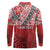 Malo e lelei Tonga Long Sleeve Polo Shirt Ngatu Tokelau Feletoa Fata Traditional Polynesian Pattern