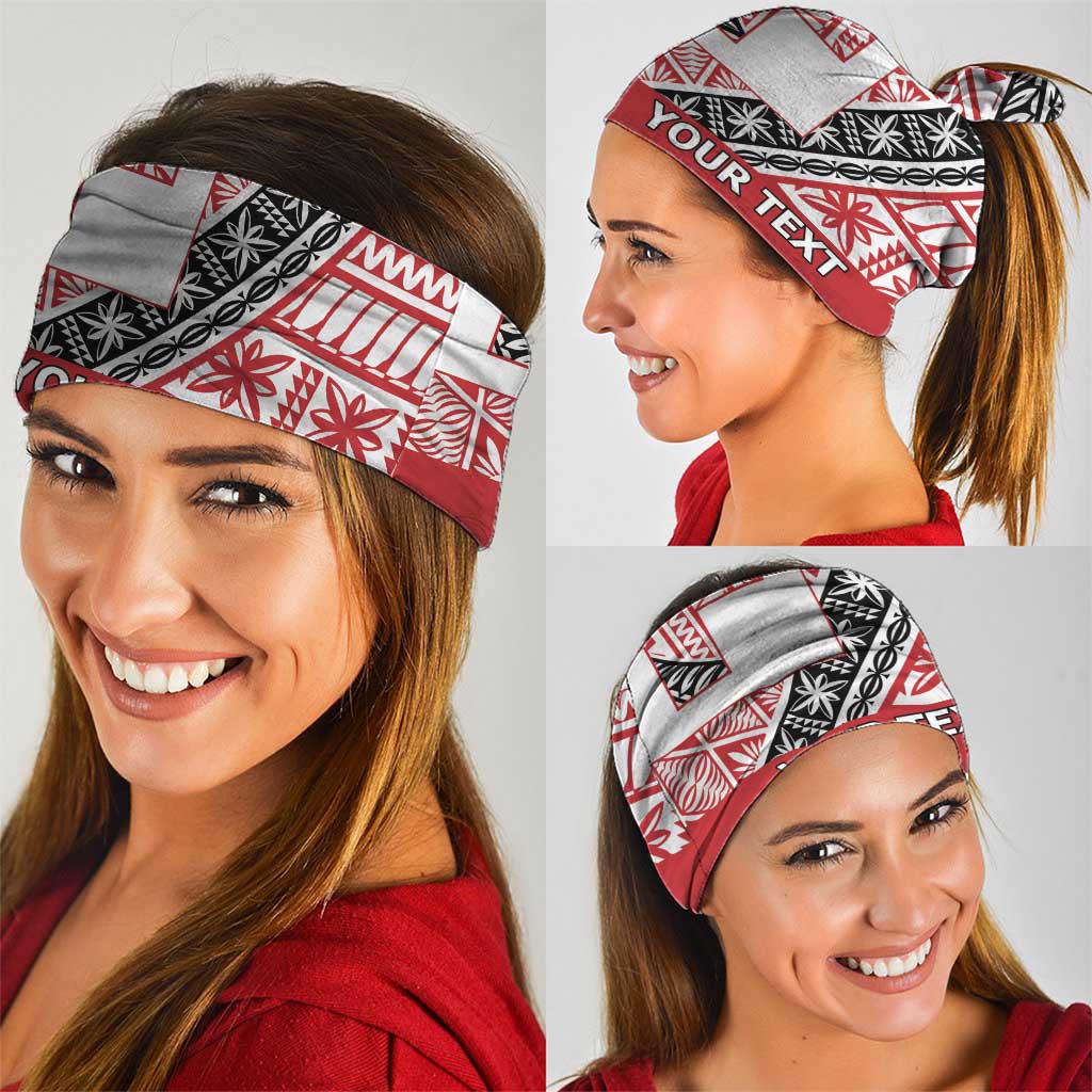 Malo e lelei Tonga Neck Gaiter Ngatu Tokelau Feletoa Fata Traditional Polynesian Pattern - Polynesian Pride
