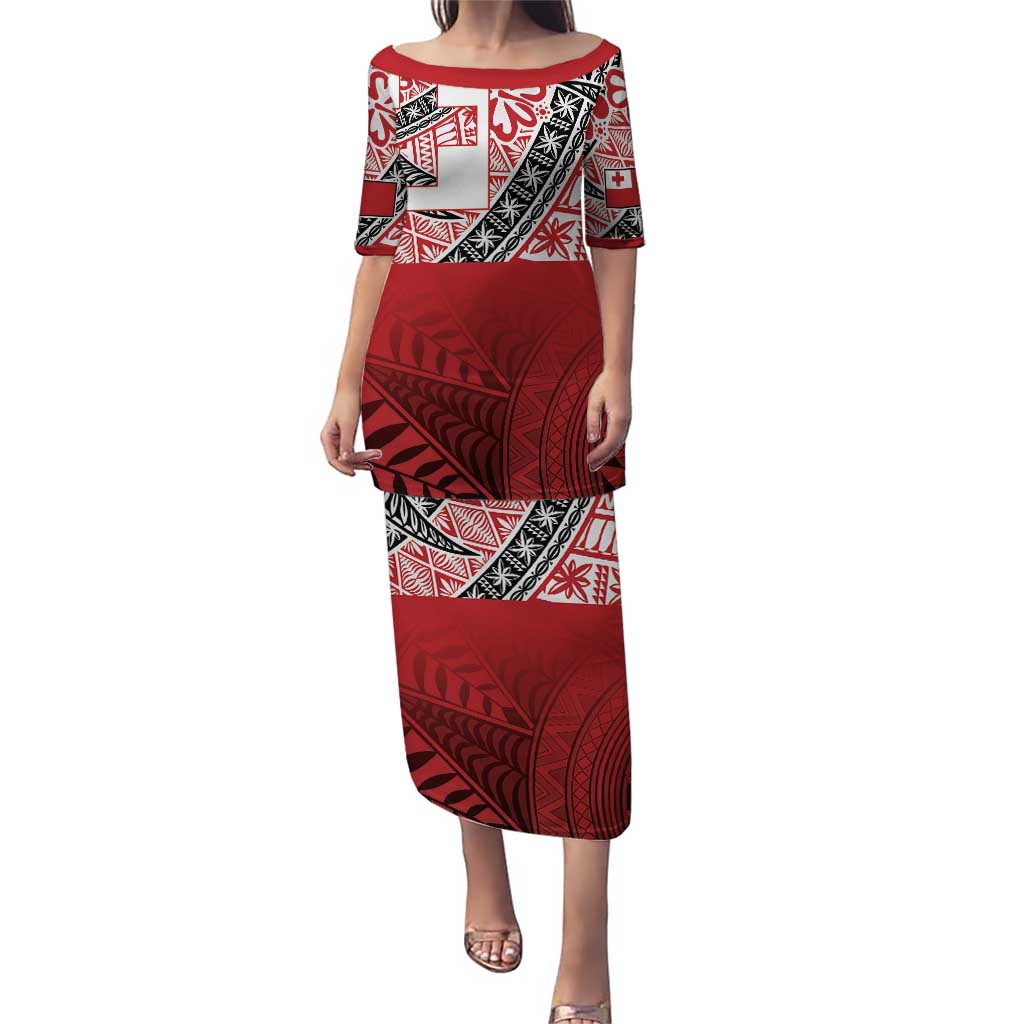 Malo e lelei Tonga Puletasi Ngatu Tokelau Feletoa Fata Traditional Polynesian Pattern