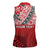 Malo e lelei Tonga Women Sleeveless Polo Shirt Ngatu Tokelau Feletoa Fata Traditional Polynesian Pattern