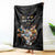 Custom Rugby Southern Hemisphere Blanket Argentina AUNZ South Africa Mascot Black - Polynesian Pride