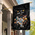 Custom Rugby Southern Hemisphere Garden Flag Argentina AUNZ South Africa Mascot Black - Polynesian Pride