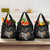 Custom Rugby Southern Hemisphere Grocery Bag Argentina AUNZ South Africa Mascot Black - Polynesian Pride