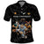 Custom Rugby Southern Hemisphere Polo Shirt Argentina AUNZ South Africa Mascot Black - Polynesian Pride