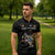Custom Rugby Southern Hemisphere Zipper Polo Shirt Argentina AUNZ South Africa Mascot Black - Polynesian Pride