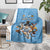 Custom Rugby Southern Hemisphere Blanket Argentina AUNZ South Africa Mascot Blue - Polynesian Pride