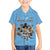 Custom Rugby Southern Hemisphere Hawaiian Shirt Argentina AUNZ South Africa Mascot Blue - Polynesian Pride