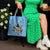 Custom Rugby Southern Hemisphere Tote Bag Argentina AUNZ South Africa Mascot Blue - Polynesian Pride