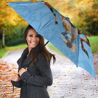 Custom Rugby Southern Hemisphere Umbrella Argentina AUNZ South Africa Mascot Blue - Polynesian Pride