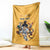 Custom Rugby Southern Hemisphere Blanket Argentina AUNZ South Africa Mascot Gold - Polynesian Pride