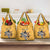 Custom Rugby Southern Hemisphere Grocery Bag Argentina AUNZ South Africa Mascot Gold - Polynesian Pride