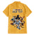 Custom Rugby Southern Hemisphere Hawaiian Shirt Argentina AUNZ South Africa Mascot Gold - Polynesian Pride