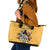 Custom Rugby Southern Hemisphere Leather Tote Bag Argentina AUNZ South Africa Mascot Gold - Polynesian Pride