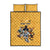 Custom Rugby Southern Hemisphere Quilt Bed Set Argentina AUNZ South Africa Mascot Gold - Polynesian Pride