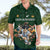 Custom Rugby Southern Hemisphere Hawaiian Shirt Argentina AUNZ South Africa Mascot Green - Polynesian Pride