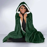 Custom Rugby Southern Hemisphere Hooded Blanket Argentina AUNZ South Africa Mascot Green - Polynesian Pride