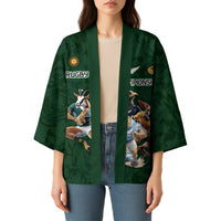 Custom Rugby Southern Hemisphere Kimono Argentina AUNZ South Africa Mascot Green - Polynesian Pride
