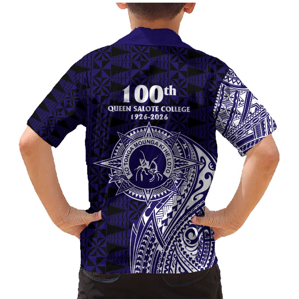 Tonga Queen Salote College 100th Years Family Matching Mermaid Dress and Hawaiian Shirt Est 1926 Tongan Ngatu Tapa LT9 - Polynesian Pride