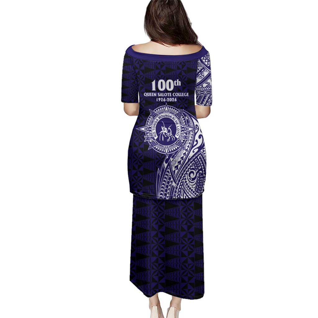 Tonga Queen Salote College 100th Years Family Matching Puletasi and Hawaiian Shirt Est 1926 Tongan Ngatu Tapa LT9 - Polynesian Pride