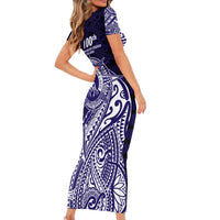 Tonga Queen Salote College 100th Years Family Matching Short Sleeve Bodycon Dress and Hawaiian Shirt Est 1926 Tongan Ngatu Tapa LT9 - Polynesian Pride
