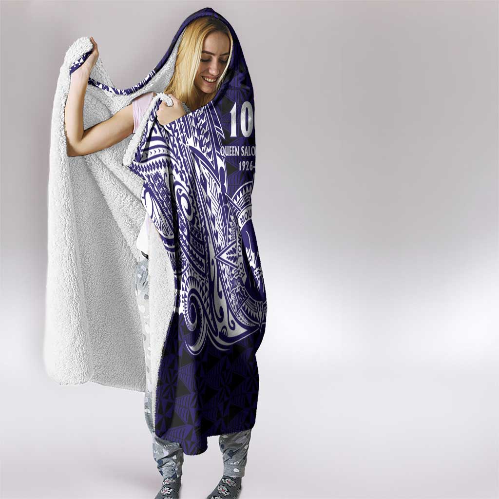 Tonga Queen Salote College 100th Years Hooded Blanket Est 1926 Tongan Ngatu Tapa - Polynesian Pride