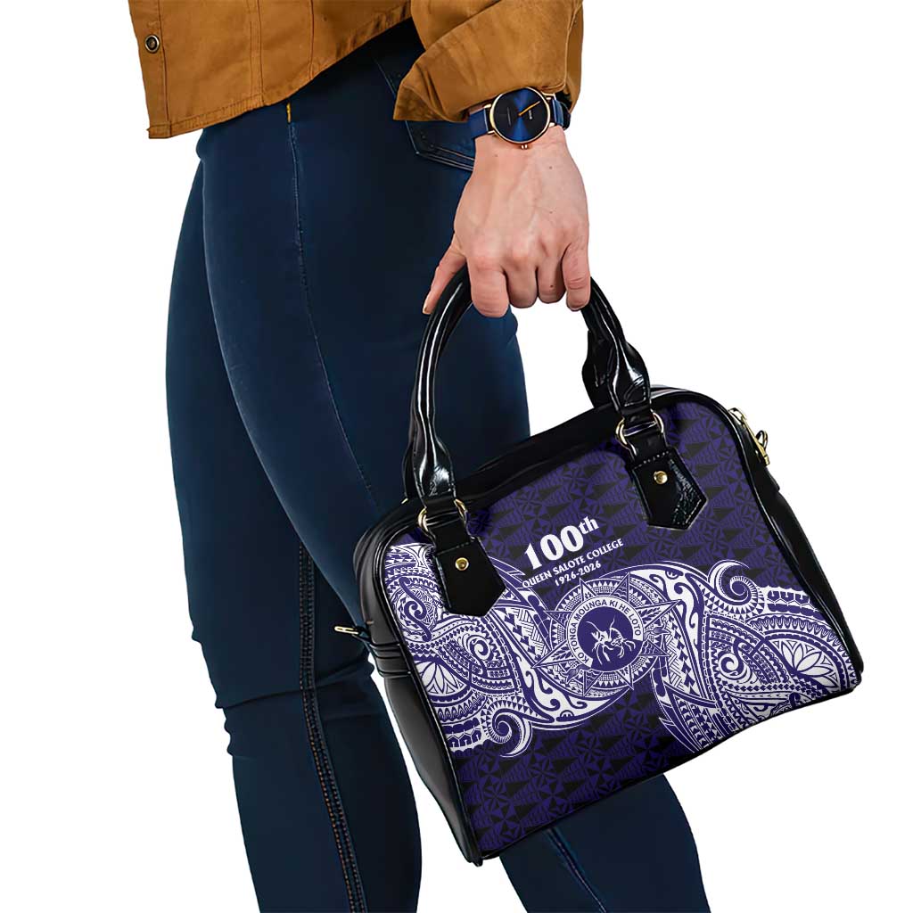 Tonga Queen Salote College 100th Years Shoulder Handbag Est 1926 Tongan Ngatu Tapa - Polynesian Pride