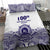 Tonga Queen Salote College 100th Years Bedding Set White Tonga Kupesi Uniquely Pacific Art - Polynesian Pride