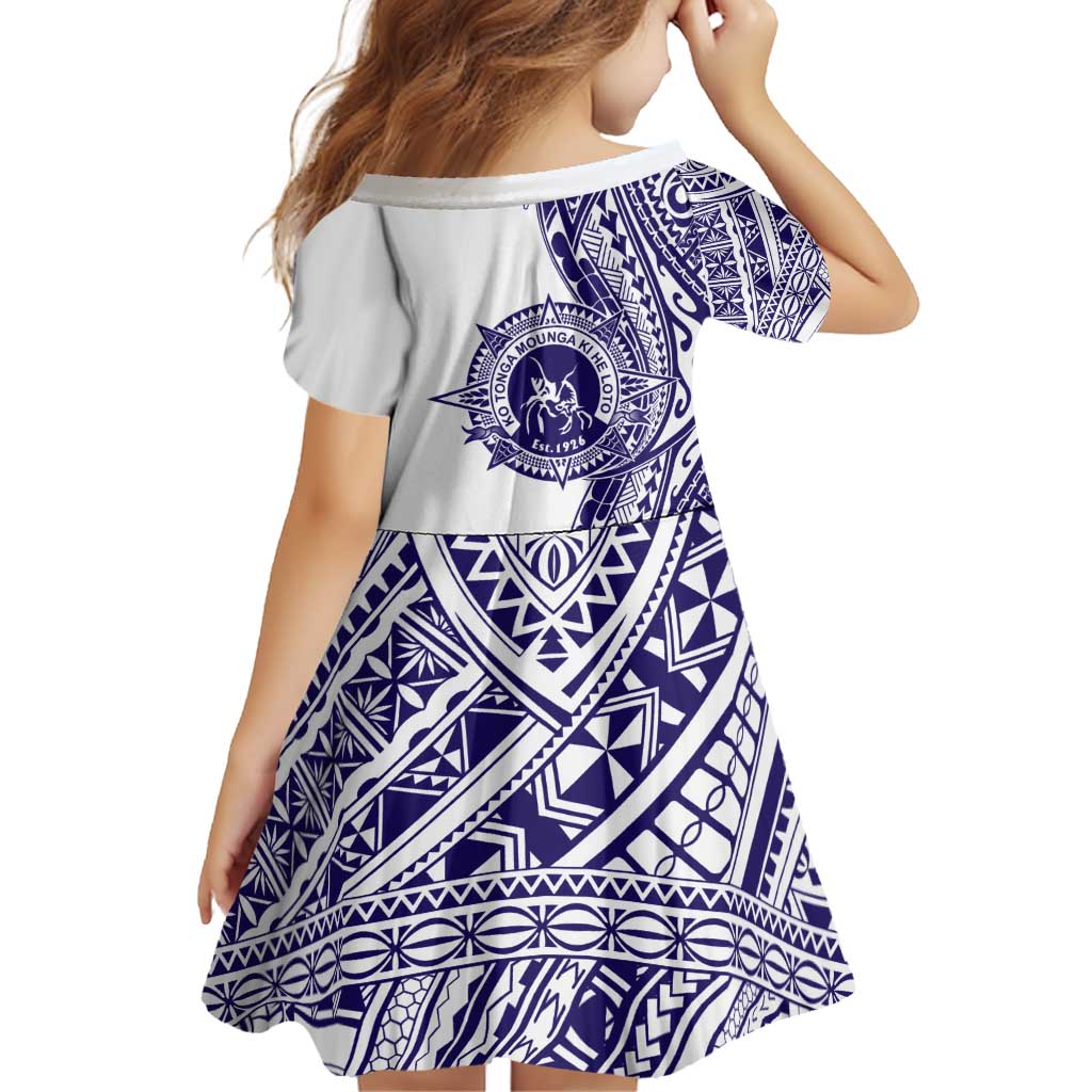 Tonga Queen Salote College 100th Years Family Matching Puletasi and Hawaiian Shirt White Tonga Kupesi Uniquely Pacific Art LT9 - Polynesian Pride