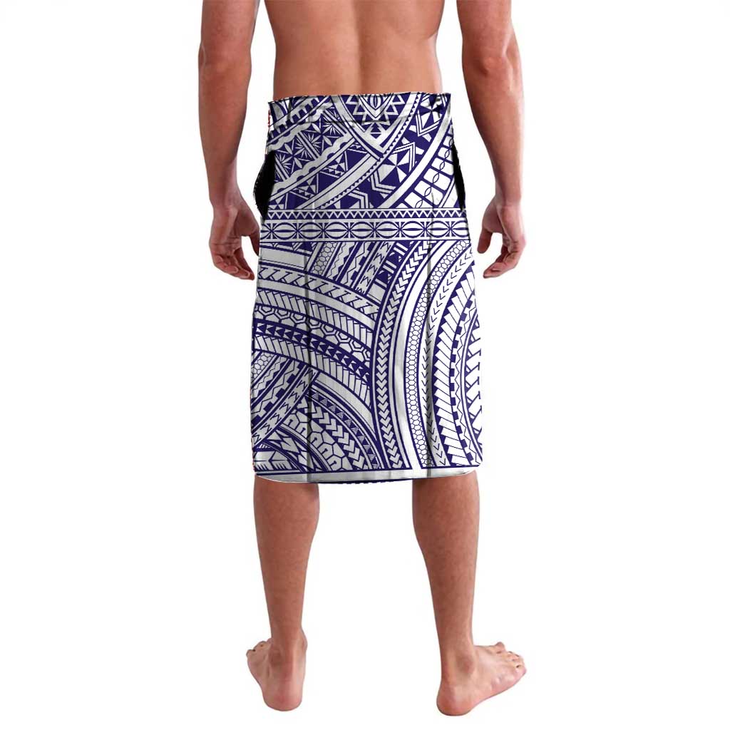 Tonga Queen Salote College 100th Years Lavalava White Tonga Kupesi Uniquely Pacific Art - Polynesian Pride