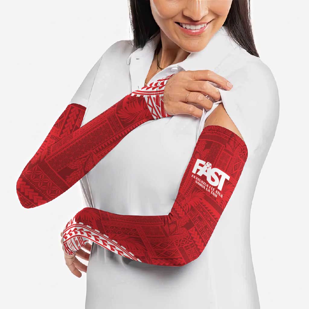 Samoa FAST Arm Sleeves Samoan Motif Patterns - Polynesian Pride