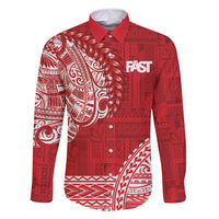 Samoa FAST Family Matching Mermaid Dress and Hawaiian Shirt Samoan Motif Patterns - Polynesian Pride