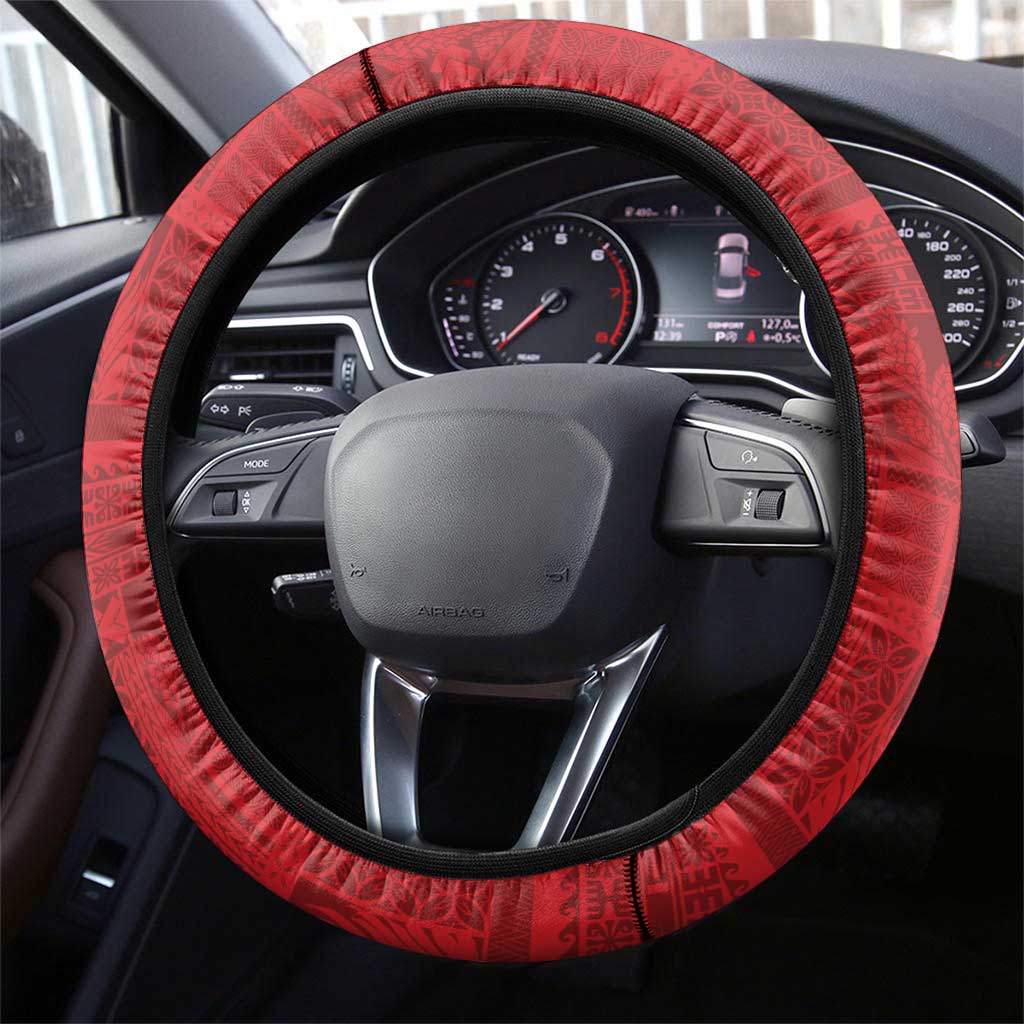 Samoa FAST Steering Wheel Cover Samoan Motif Patterns - Polynesian Pride