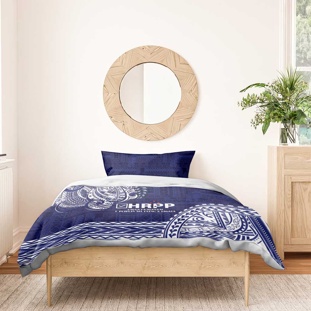 Samoa HRPP Bedding Set Samoan Motif Patterns - Polynesian Pride