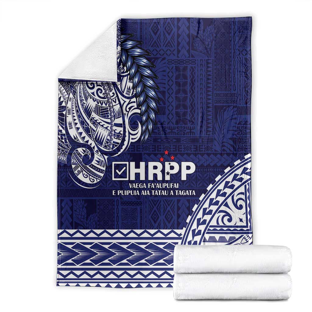Samoa HRPP Blanket Samoan Motif Patterns - Polynesian Pride