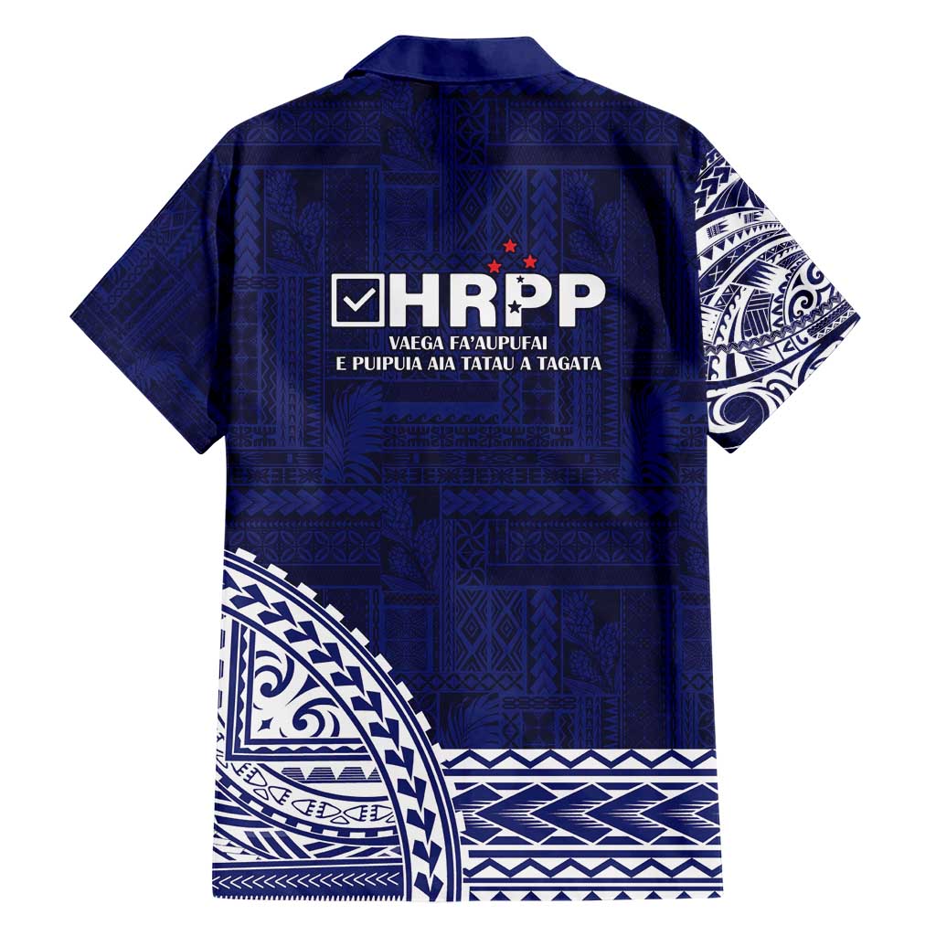 Samoa HRPP Family Matching Short Sleeve Bodycon Dress and Hawaiian Shirt Samoan Motif Patterns LT9 - Polynesian Pride
