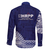 Samoa HRPP Family Matching Summer Maxi Dress and Hawaiian Shirt Samoan Motif Patterns - Polynesian Pride