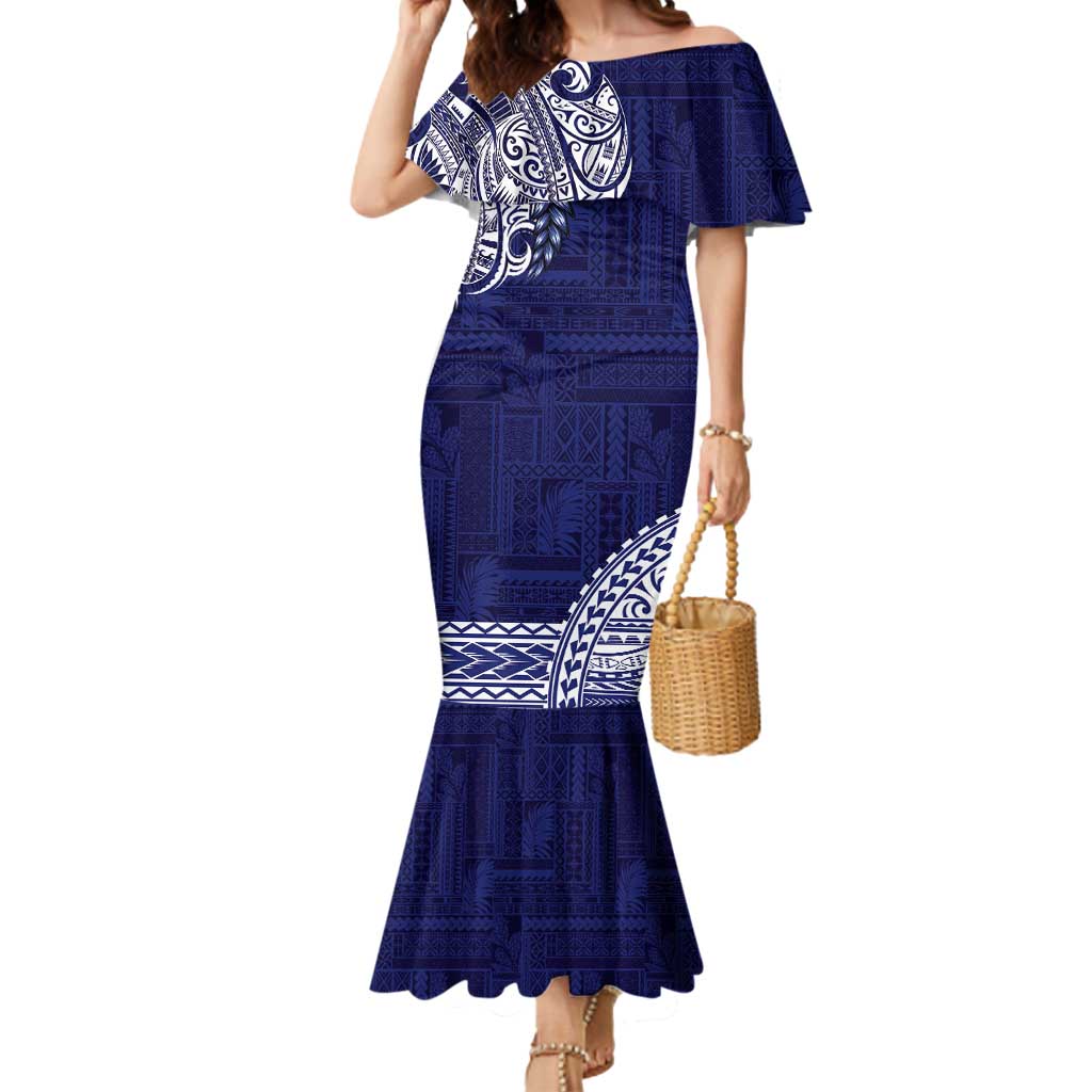 Samoa HRPP Mermaid Dress Samoan Motif Patterns - Polynesian Pride