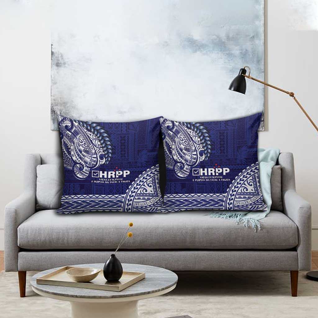 Samoa HRPP Pillow Cover Samoan Motif Patterns - Polynesian Pride