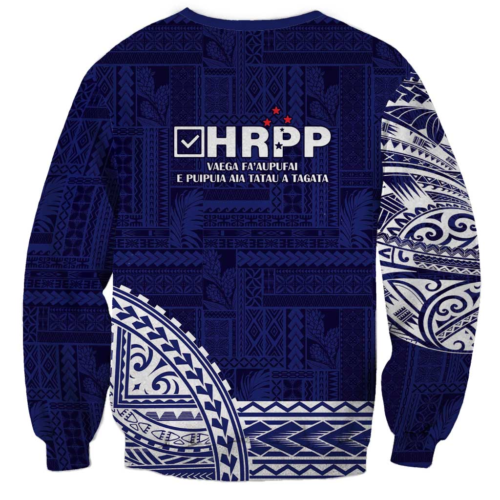 Samoa HRPP Sweatshirt Samoan Motif Patterns - Polynesian Pride
