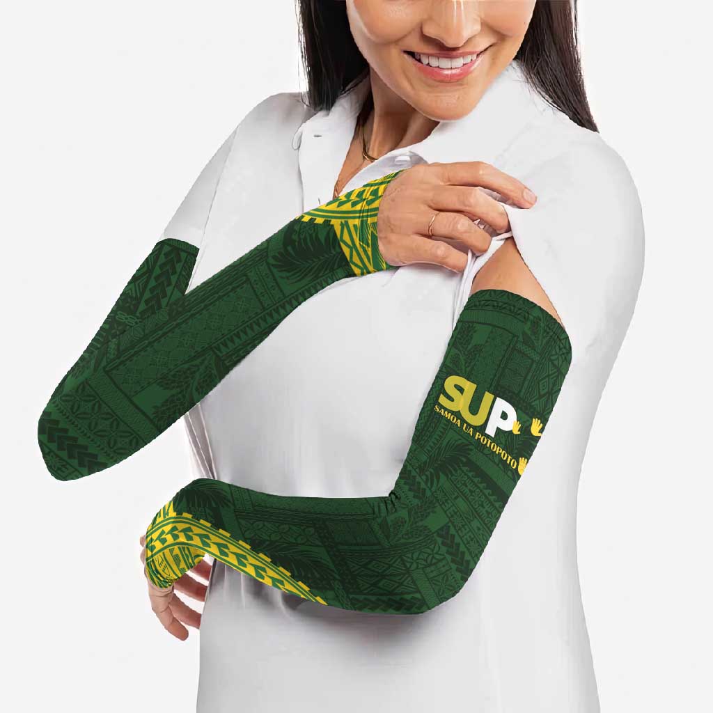 Samoa SUP Arm Sleeves Samoan Motif Patterns - Polynesian Pride