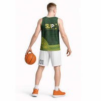 Samoa SUP Basketball Jersey Samoan Motif Patterns - Polynesian Pride